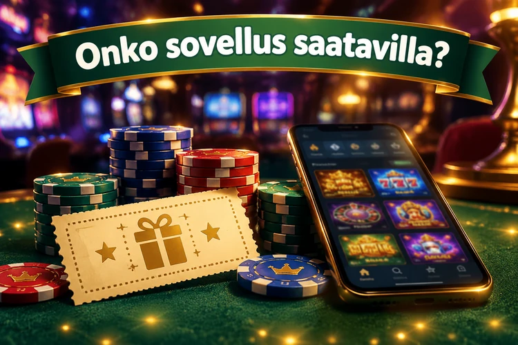 Onko sovellus saatavilla?