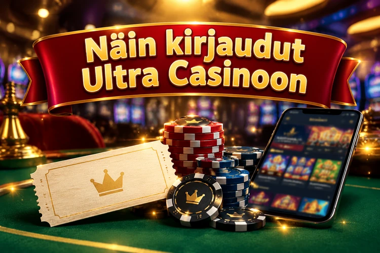 Näin kirjaudut Ultra Casinoon
